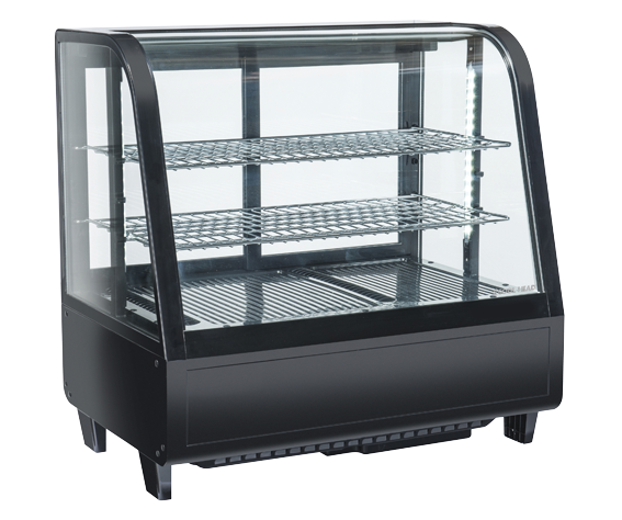 cool-head-display-rc-100b-vitrine-de-comptoir-120-l-noire image 1