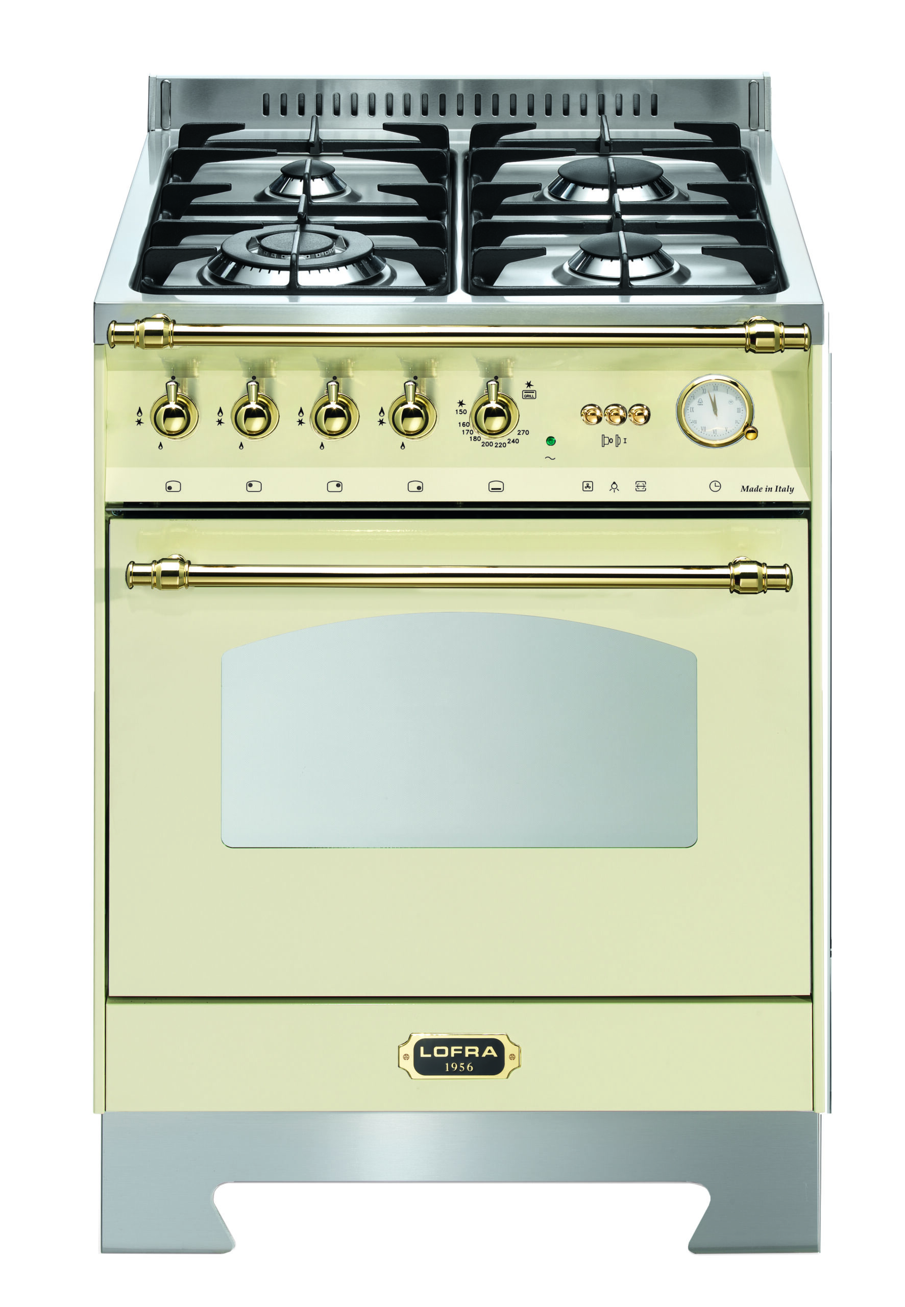 lofra-dolcevita-rbi66gvgt-ci-cuisini-re-60-cm-ivoire-laiton image 1