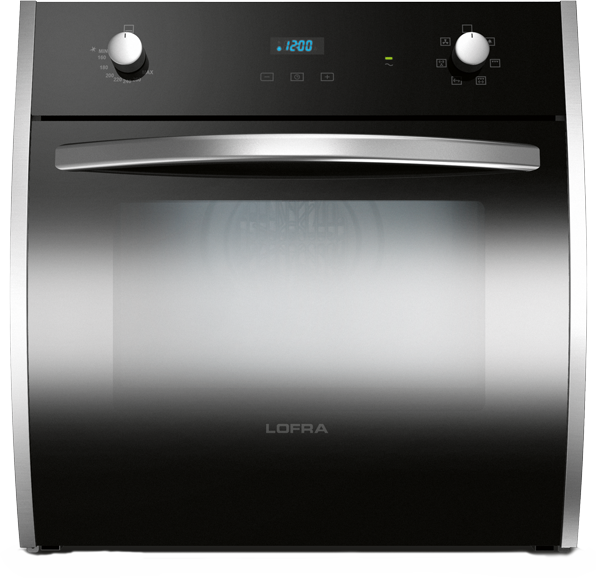 lofra-ffv66ge-four-gaz-verre-noir-72-l image 1