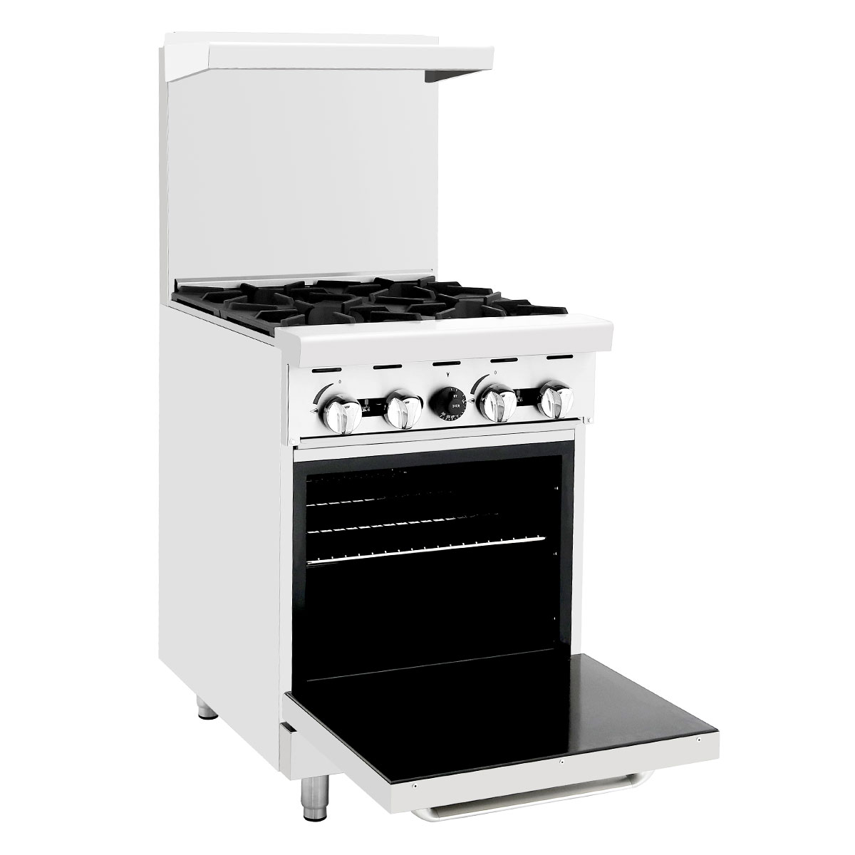 cookrite-agr-4b-fourneau-gaz-4-feux-avec-four-inox image 6