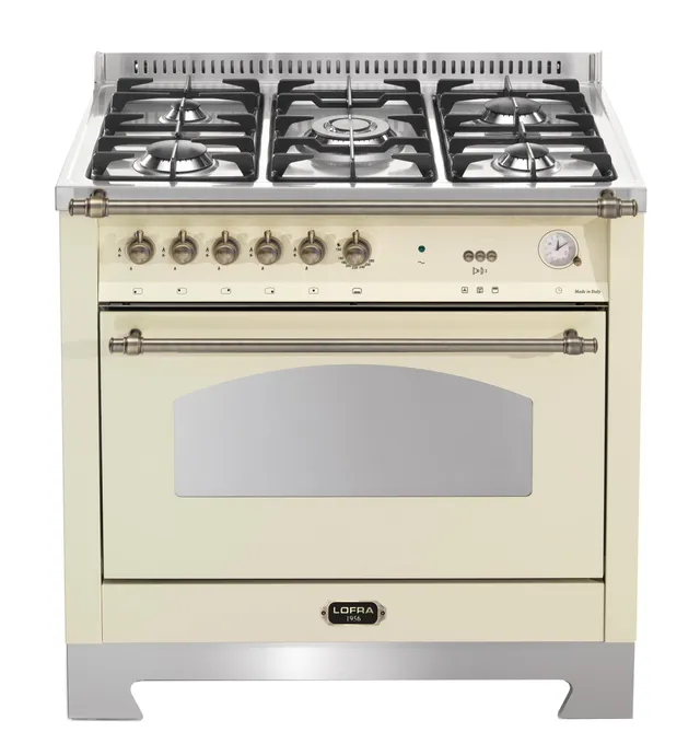 lofra-dolcevita-rbig96gvgt-ci-cuisini-re-90-cm-ivoire-bronze image 1