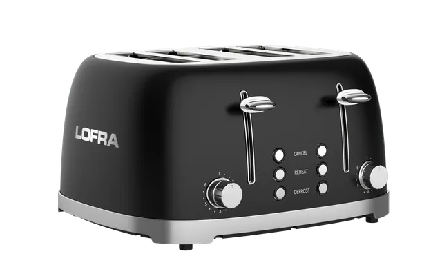 lofra-itanm46e-1-grille-pain-4-tranches-noir-mat-6-niveaux image 1