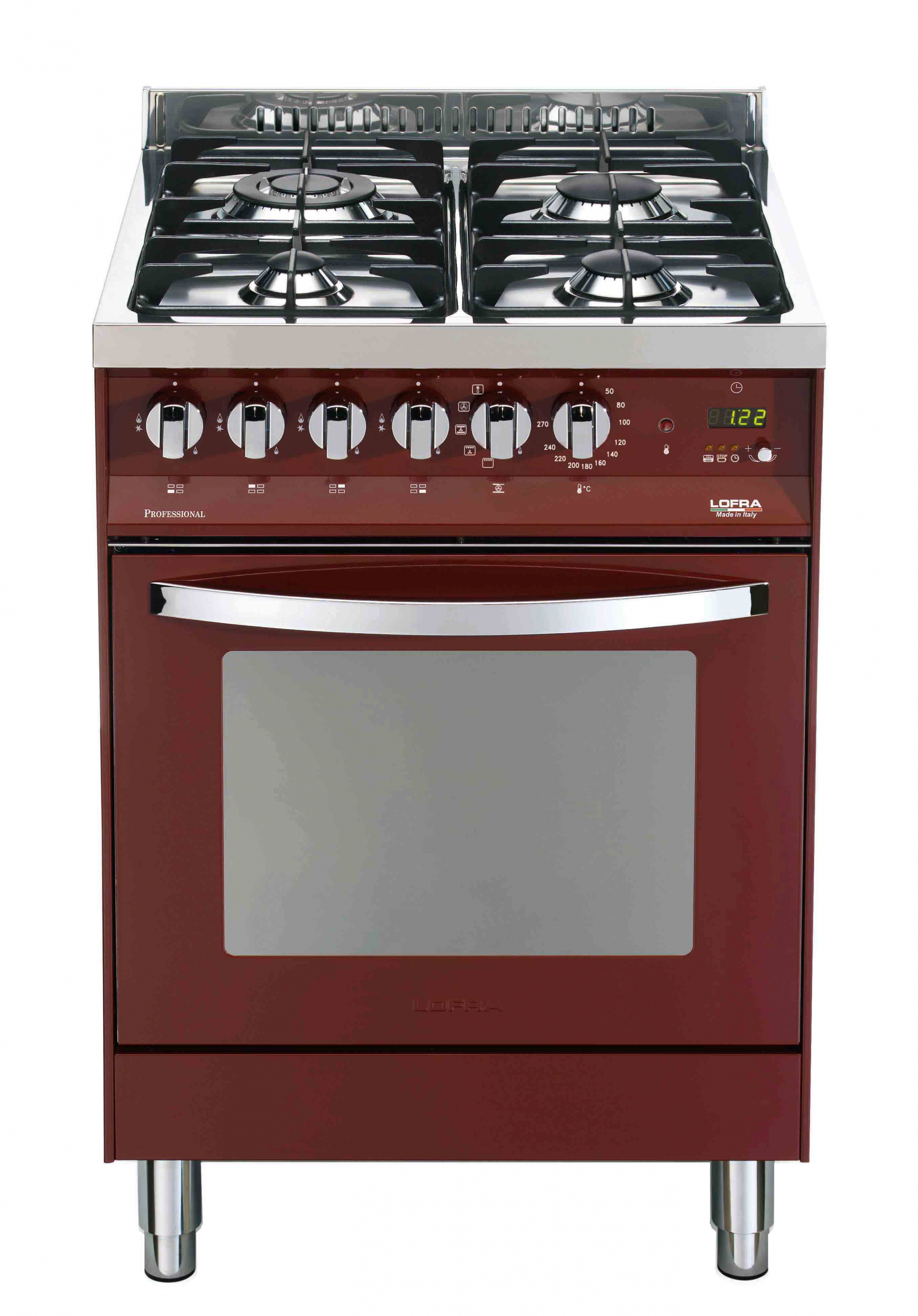 lofra-curva-inox-pr66mft-c-cuisini-re-60-cm-rouge-burgundy-3-feux image 1