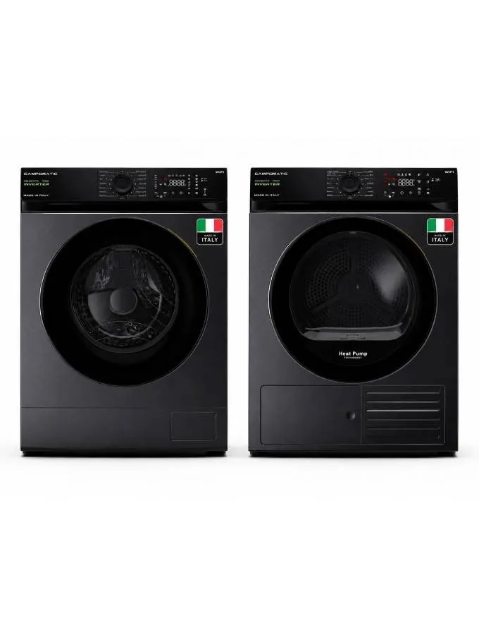 campomatic-lavante-s-chante-10-kg-anthracite-bundle-smart-italie image 1