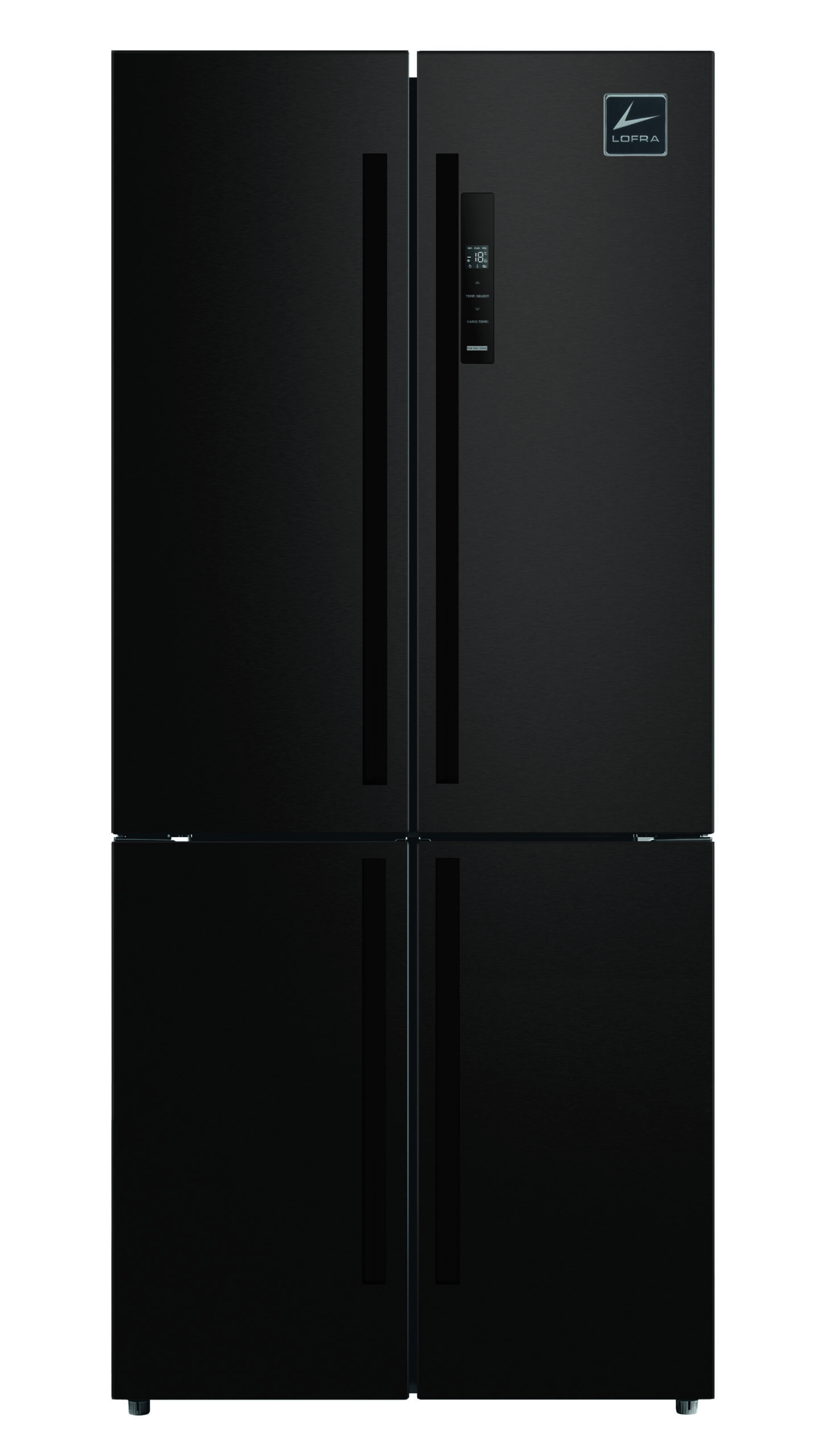 lofra-refrigerators-gf0ds819-0-r-frig-rateur-4-portes-dark-inox-no-frost image 1