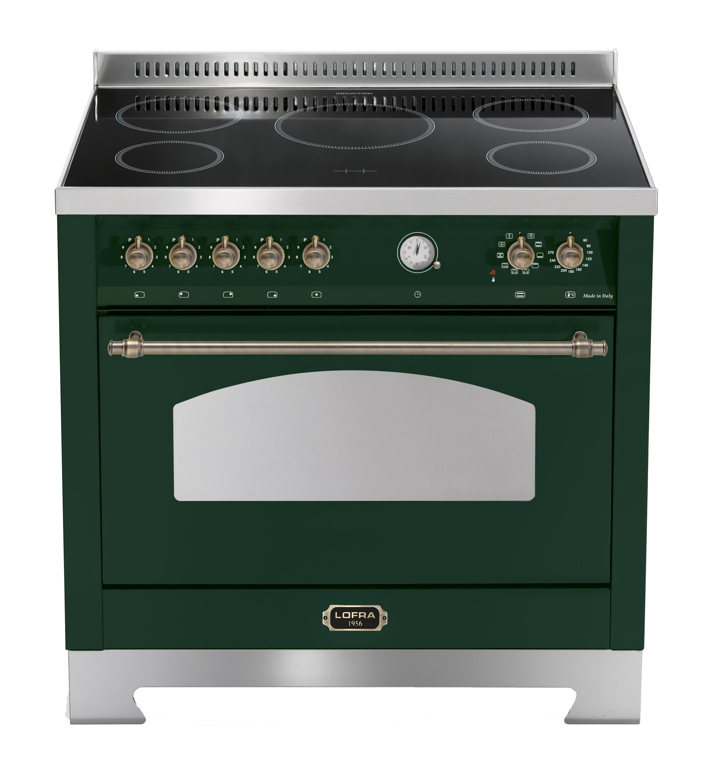 lofra-dolcevita-rvg96mft-5i-cuisini-re-induction-verte-bronze image 1