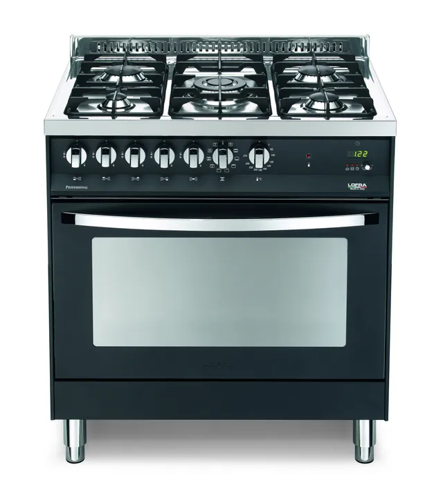lofra-rainbow-pnmg86mft-c-cuisini-re-80-cm-noir-mat image 1