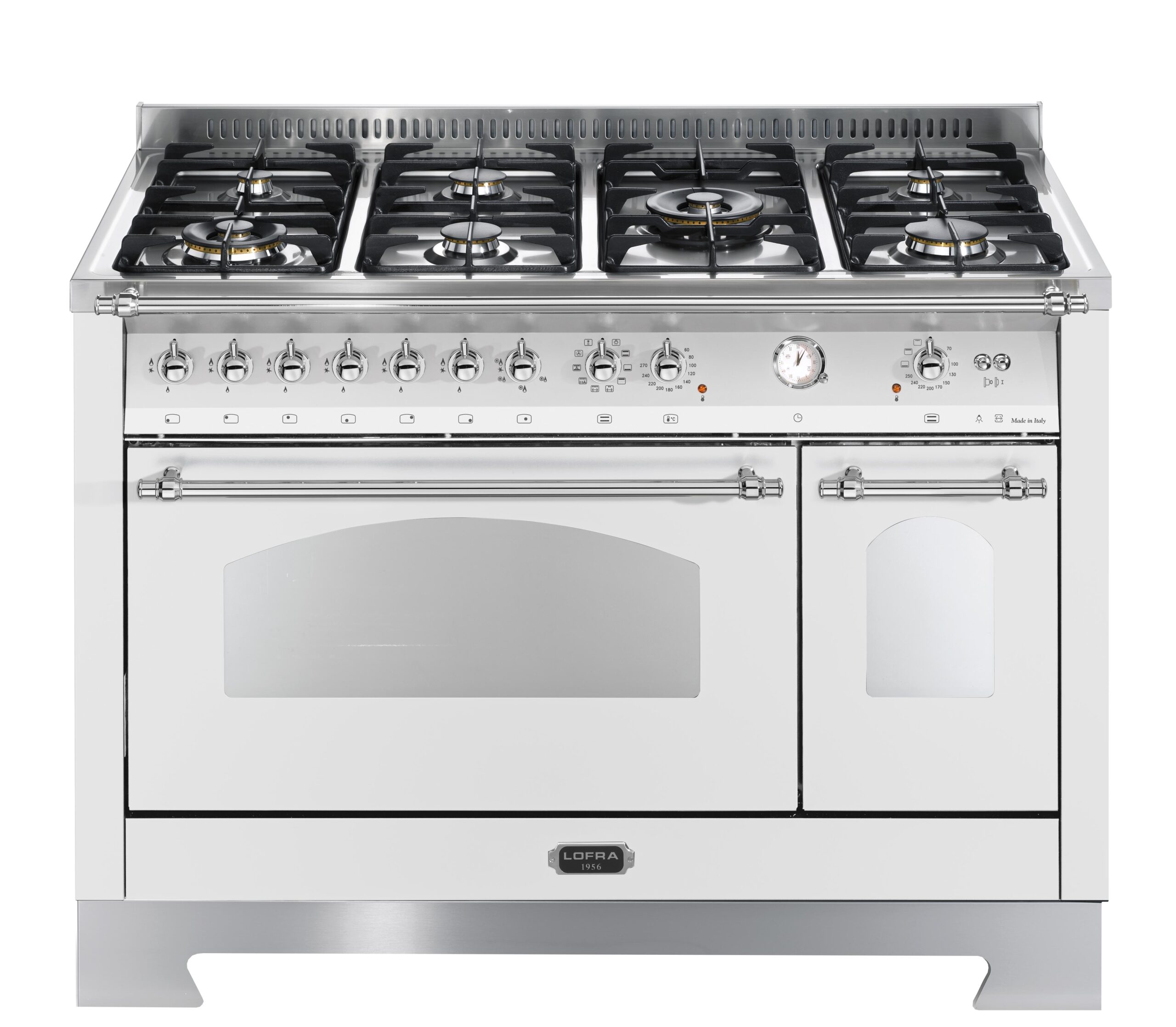 lofra-dolcevita-rbpd126mft-e-cuisini-re-blanc-perle-chrome-120-cm image 1