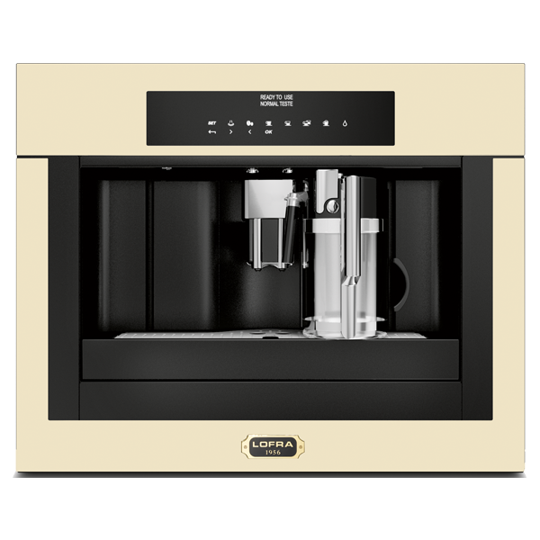 lofra-yrbi66t-machine-caf-encastrable-ivoire-laiton-grains image 1