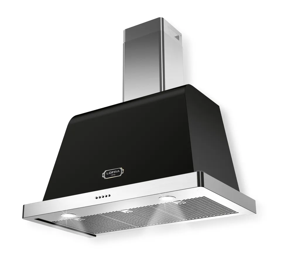lofra-dolcevita-hotte-90-cm-noir-mat-chrome-800-m-h image 1