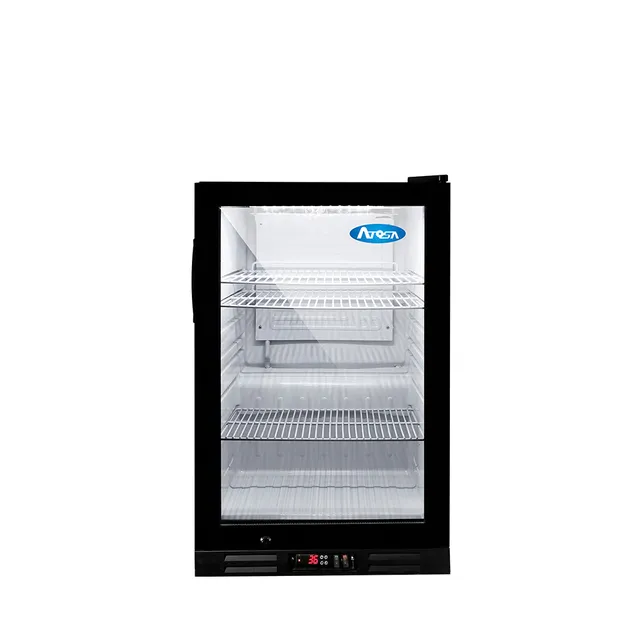atosa-ctd-3t-vitrine-r-frig-r-e-comptoir-porte-verre-noire image 1
