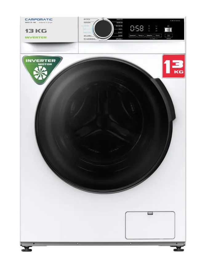 campomatic-laundry-wd13iw-lave-linge-13-kg-blanc-familial image 1