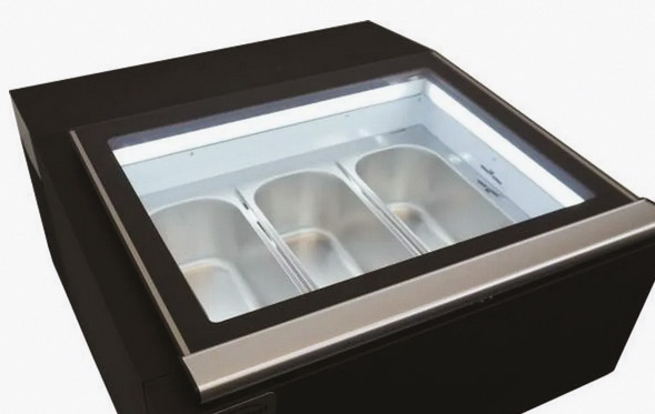 cool-head-display-vbg-3b-vitrine-glace-3-bacs-noire image 3