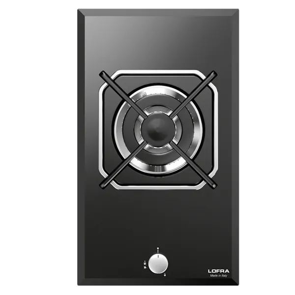 lofra-hgn310-plaque-de-cuisson-gaz-verre-noir-30-cm-triple-couronne image 1