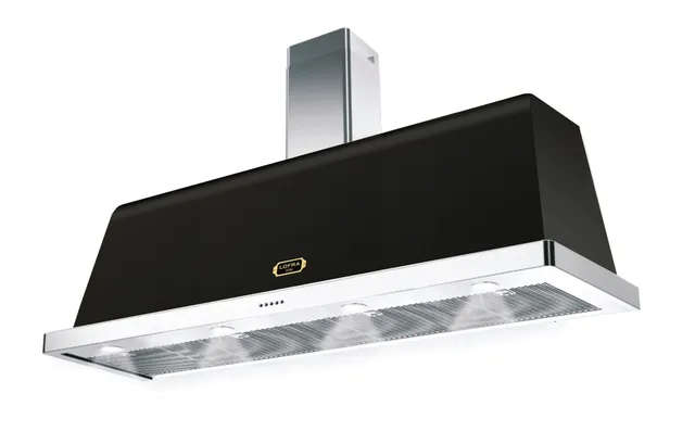 lofra-dolcevita-150-hotte-noir-mat-laiton-800-m3-h image 1