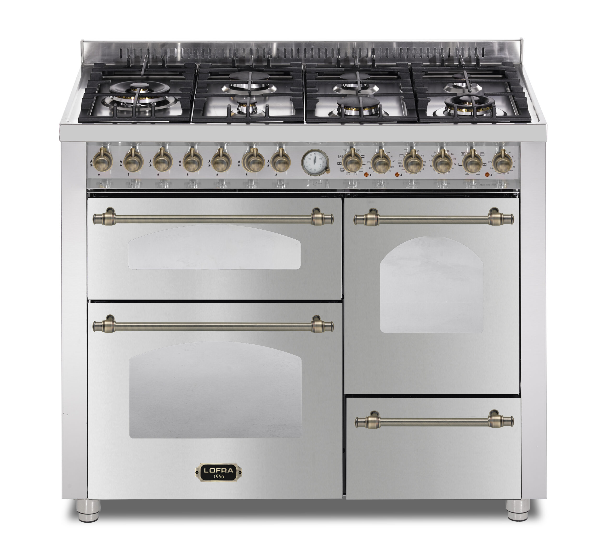 lofra-dolcevita-rst116mfet-cuisini-re-gaz-inox-110-cm image 1