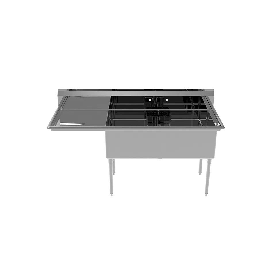 mixrite-ss2424f22l24-plonge-2-bacs-inox-24x24 image 1