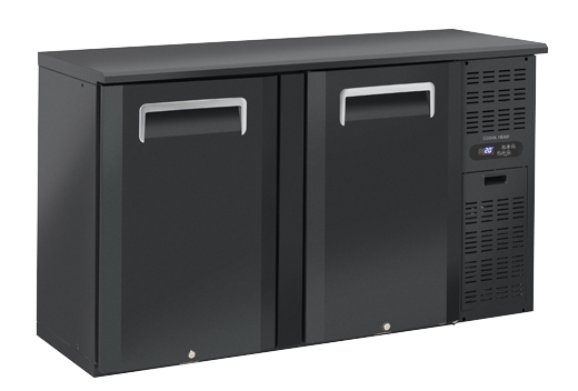 cool-head-europe-drinks-qb-200-back-bar-2-portes-noir-ventil image 1