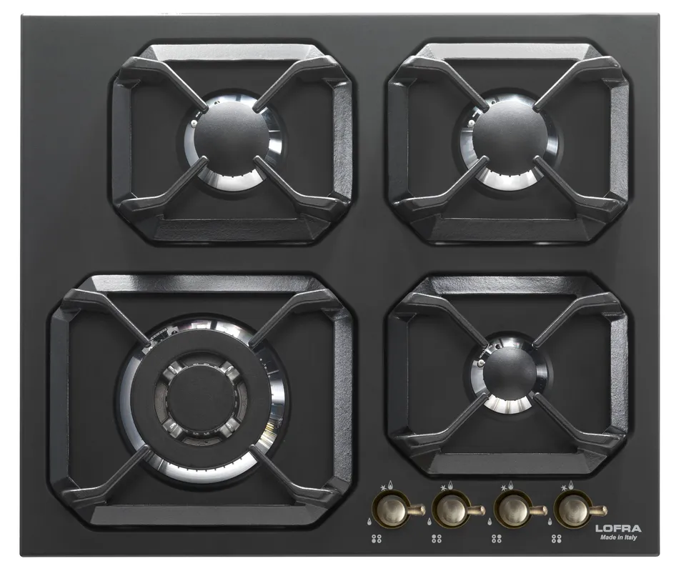 lofra-dolcevita-hrnm6g0-table-cuisson-gaz-noir-bronze image 1