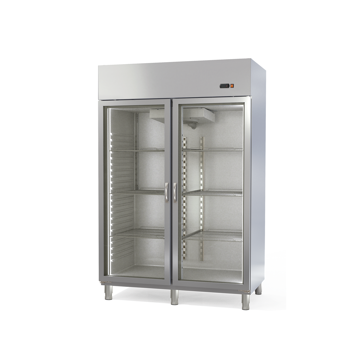 horekus-asa2c-140-p-armoire-snack-acier-2-portes-vitr-es image 1