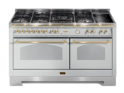 lofra-dolcevita-rsd156mft-cuisini-re-acier-laiton-150cm-double-four image 1