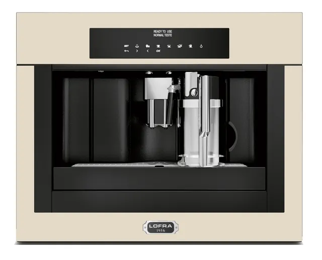 lofra-ybrbi66t-machine-caf-encastrable-ivoire-chrome image 1