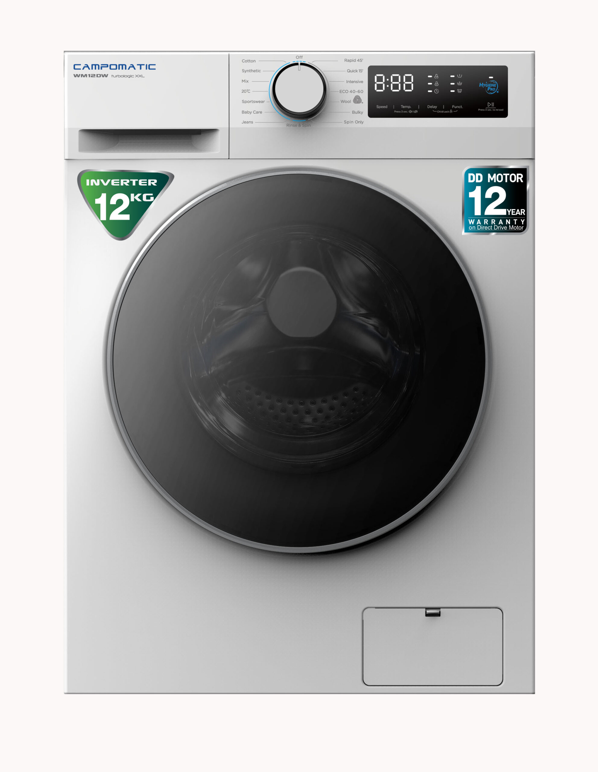 campomatic-wm12dw-lave-linge-hublot-moteur-direct-drive image 1