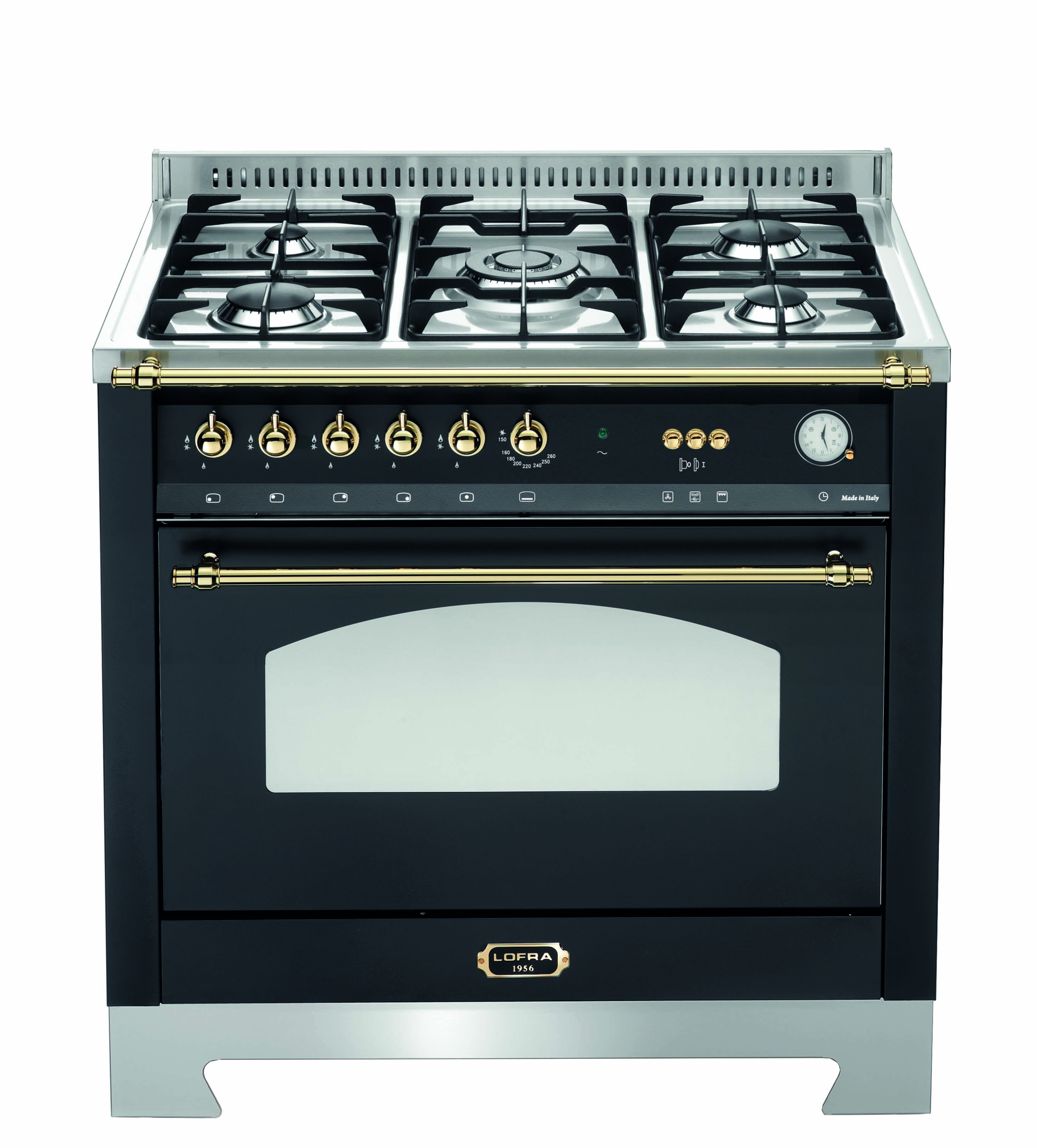 lofra-dolcevita-rnmg96gvgt-ci-cuisini-re-gaz-noir-laiton image 1
