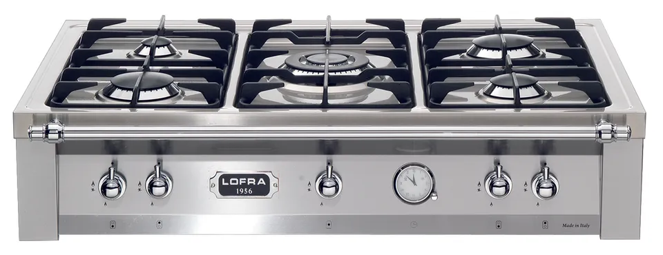 lofra-dolcevita-trs96-5-piano-cuisson-gaz-90-cm-chrome image 1