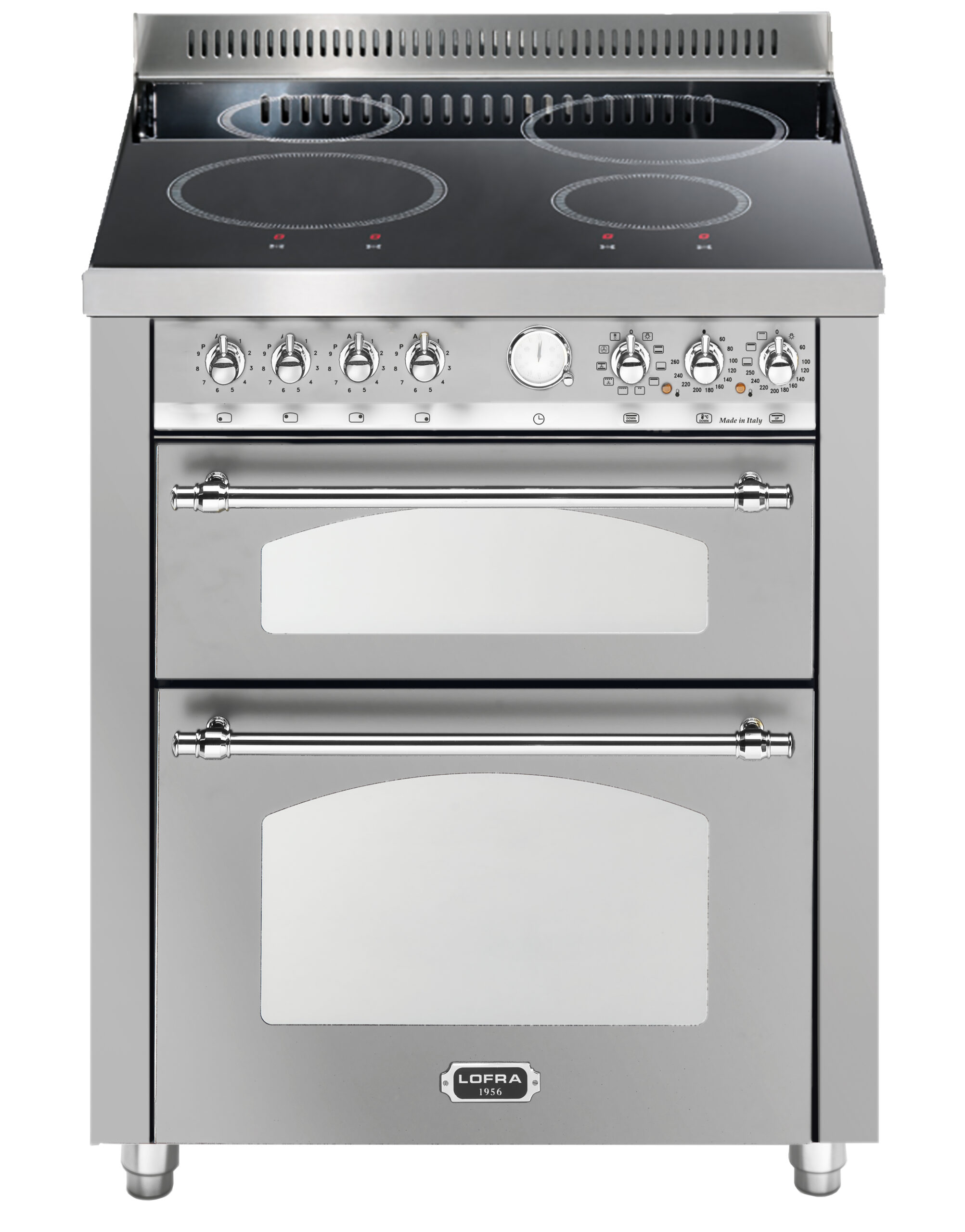 lofra-dolcevita-rsud76mfte-4i-cuisini-re-70-cm-inox-chrome image 1