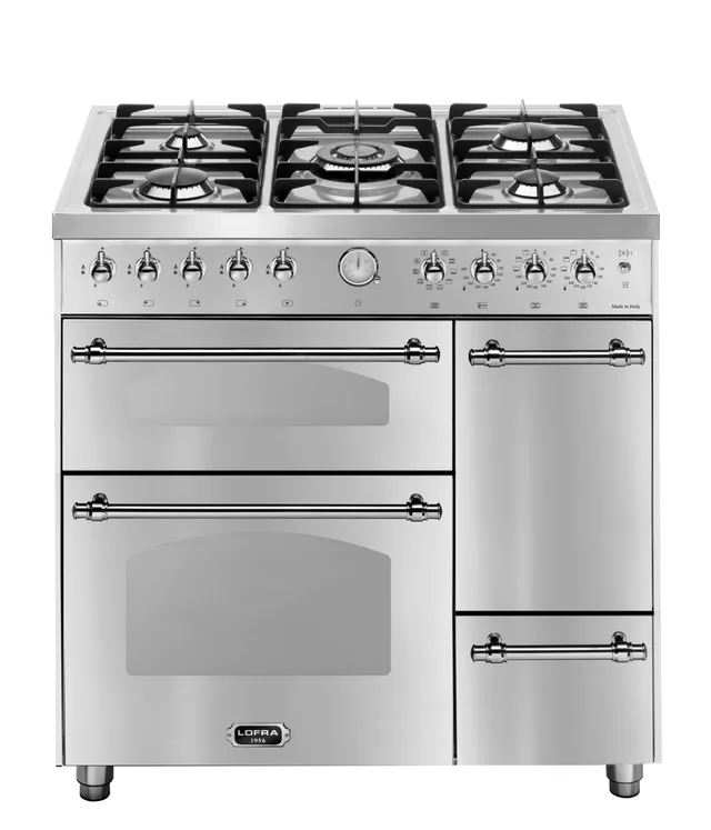 lofra-dolcevita-rst96mf2et-cif-cuisini-re-inox-chrome image 1
