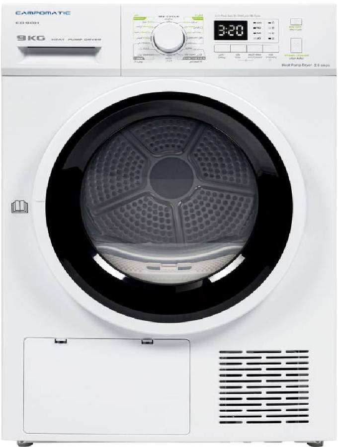 campomatic-laundry-cd90h-s-che-linge-pompe-chaleur-9-kg image 1