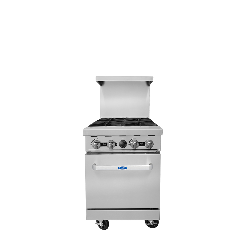 cookrite-agr-4b-fourneau-gaz-4-feux-avec-four-inox image 1