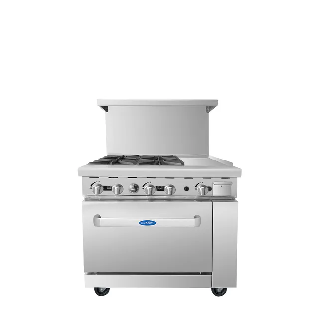 atosa-cookrite-agr-4b12gr-piano-gaz-4-feux-plancha-inox image 1
