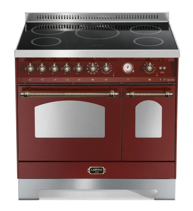 lofra-dolcevita-rrd96mfte-5i-cuisini-re-induction-rouge-90-cm image 1
