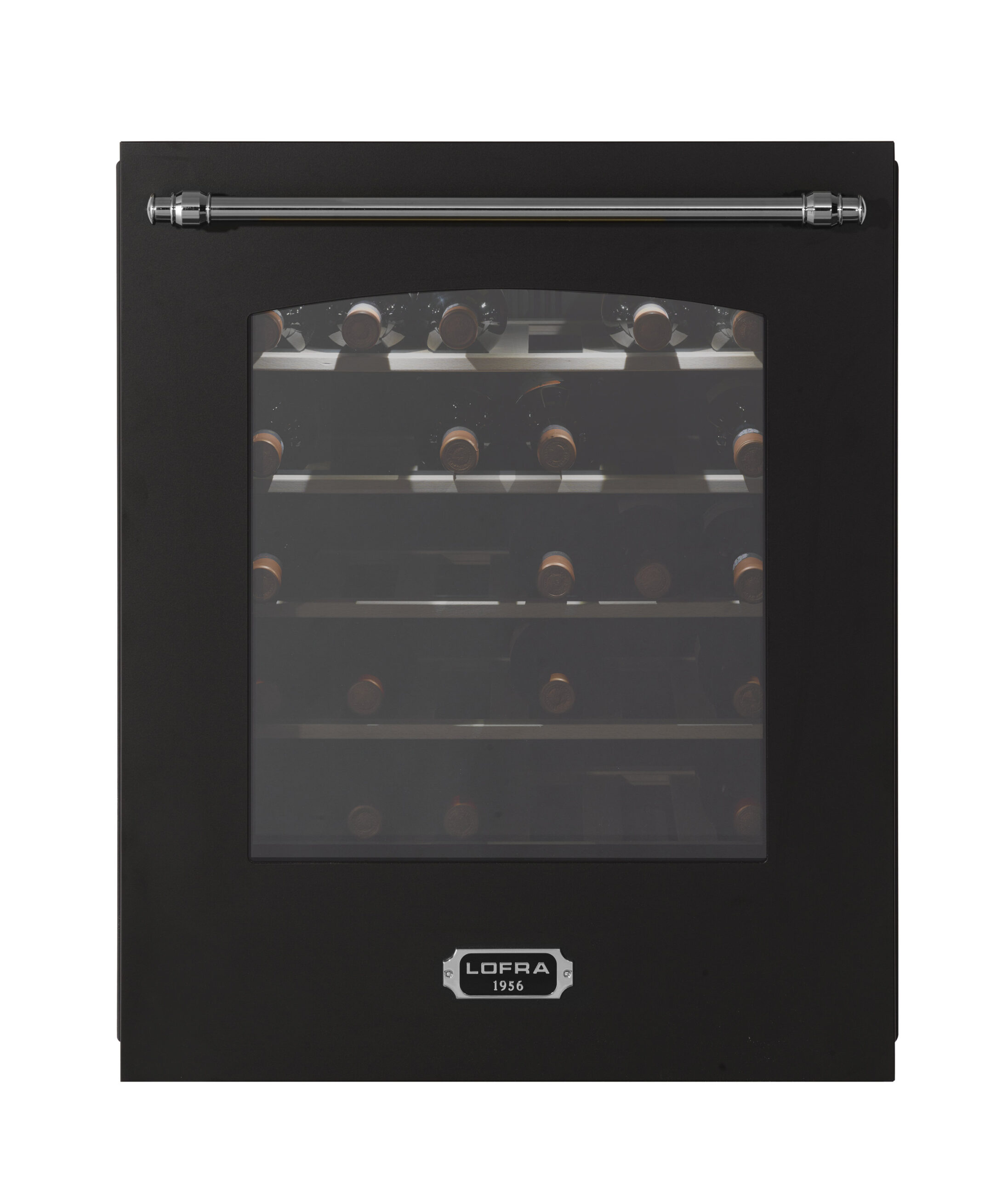 lofra-zbrnm36t-cave-vin-36-bouteilles-noir-mat-chrome image 1