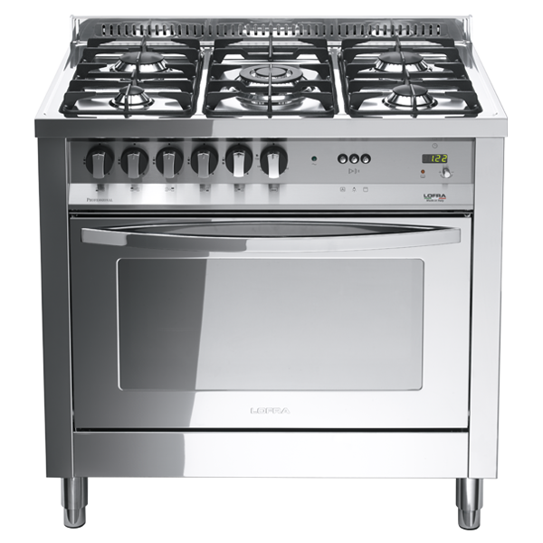 lofra-curva-plg96gvt-c-cuisini-re-gaz-90cm-inox-4-feux-four-101l image 1
