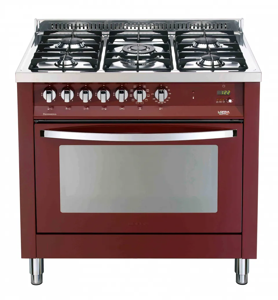 lofra-rainbow-prg96mft-c-cuisini-re-90-cm-rouge-4-feux image 1