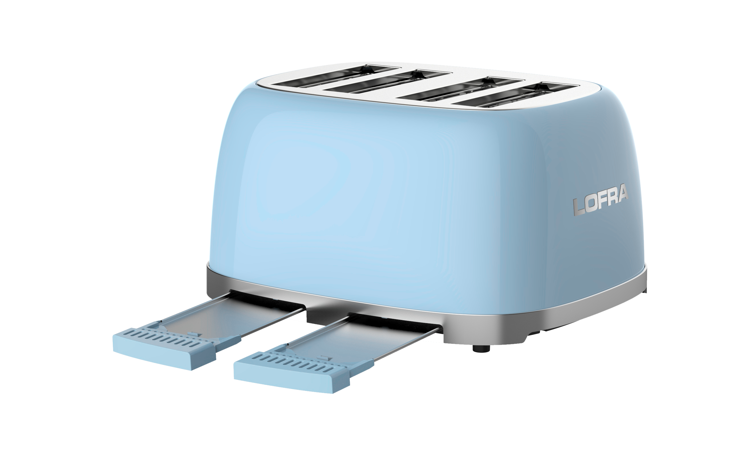 lofra-italb46e-1-grille-pain-4-tranches-bleu-clair-6-niveaux image 3