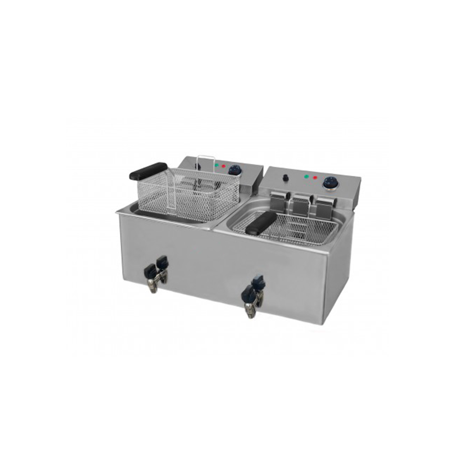 horekus-cocina-f1010f-friteuse-double-10l-10l-robinet image 1