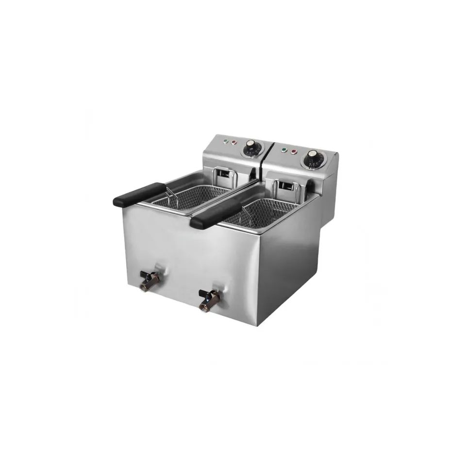 horekus-cocina-f44fc-friteuse-double-4l-4l-robinet image 1