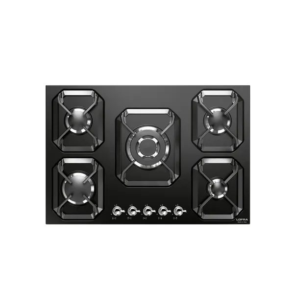 lofra-dolcevita-hrnm7a0-gr-plaque-gaz-noir-mat-75-cm image 1