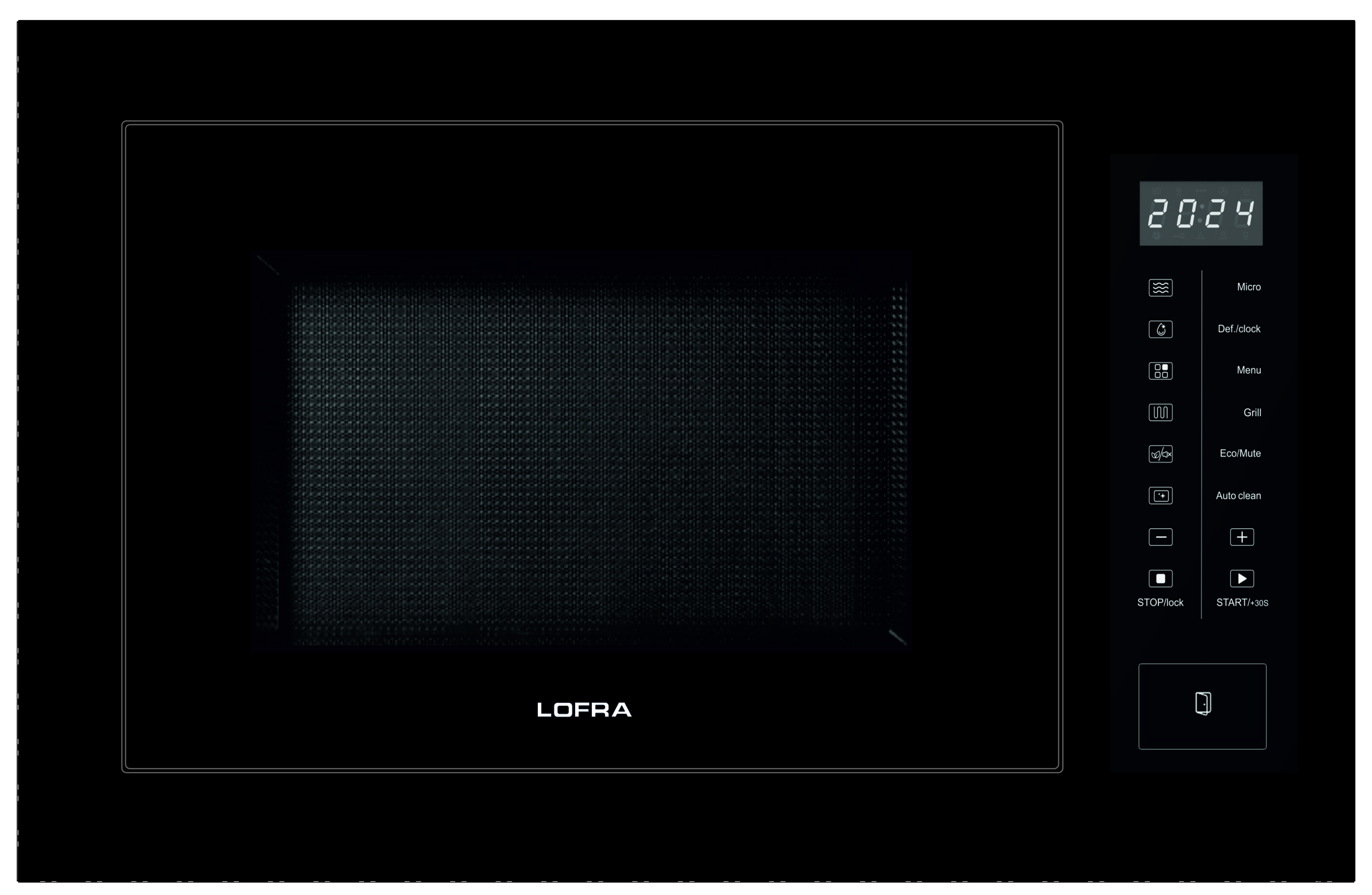 lofra-microonde-fmnm6t25me-micro-ondes-25l-noir-grill-900w image 1