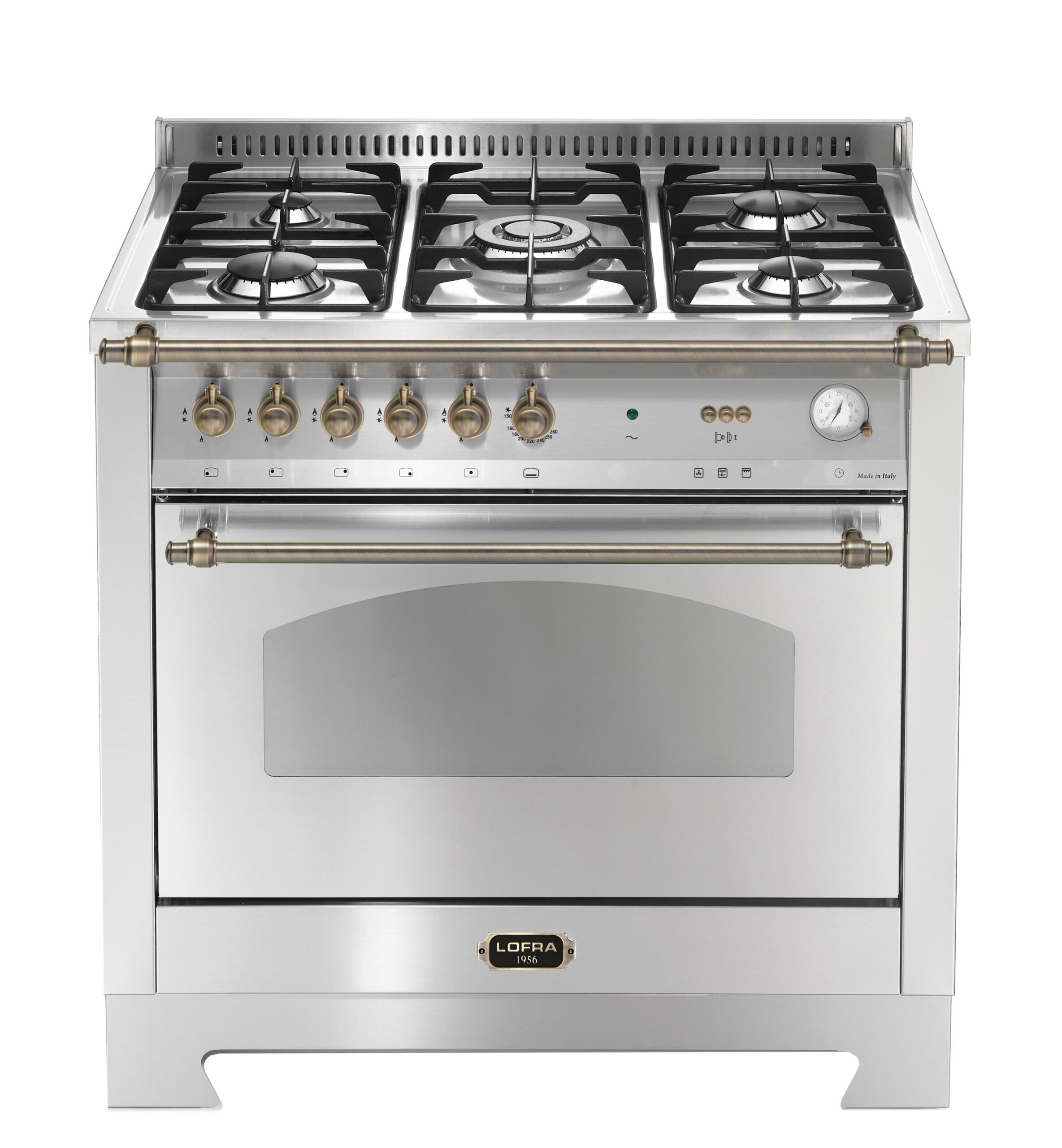 lofra-dolcevita-rsg96gvgt-ci-cuisini-re-90-inox-bronze-gaz image 1