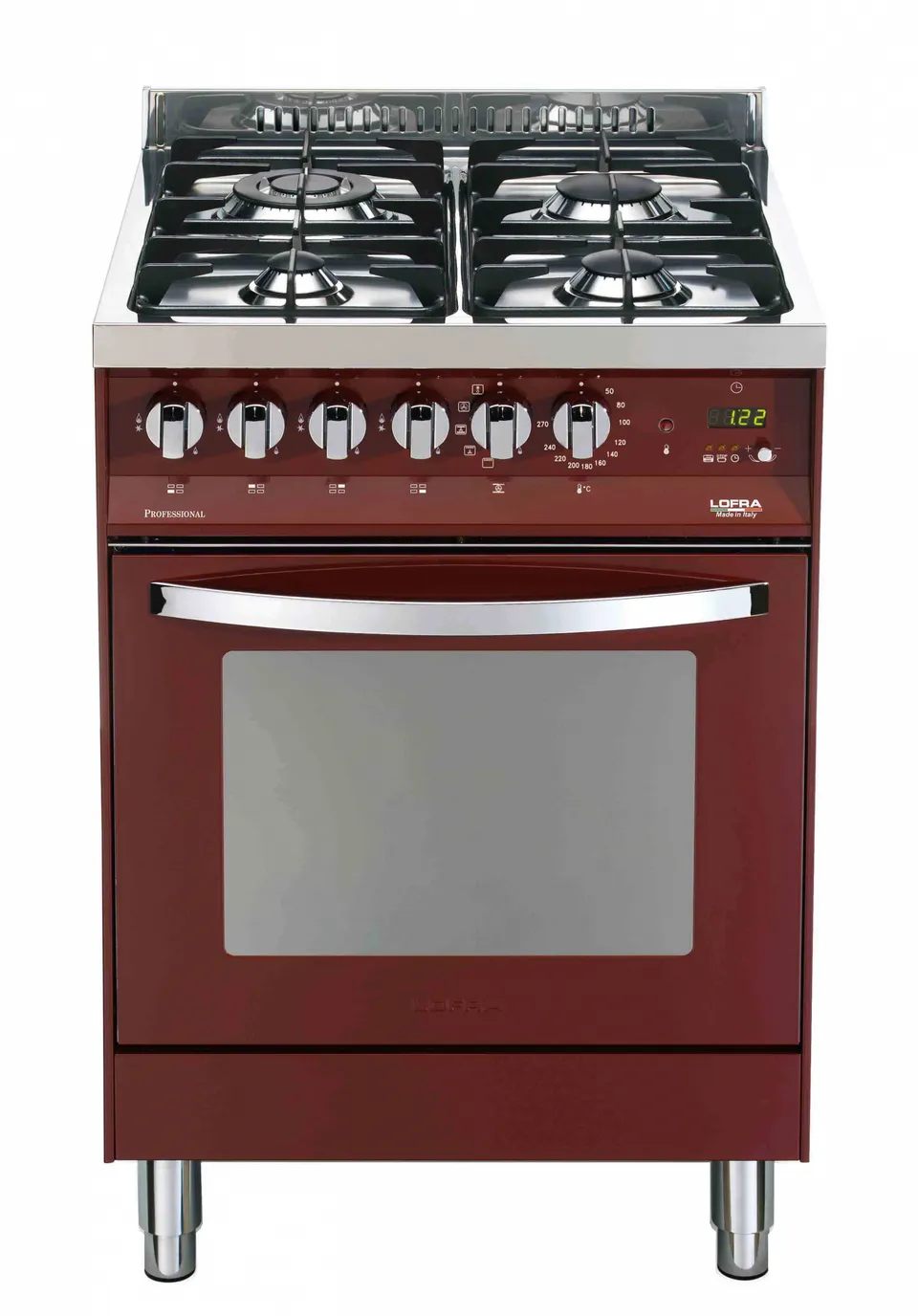 lofra-curva-inox-pr66mft-c-cuisini-re-60-cm-rouge-burgundy-3-feux image 1