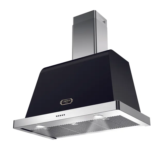 lofra-dolcevita-90-hotte-90-cm-noir-mat-bronze-800-m3-h image 1