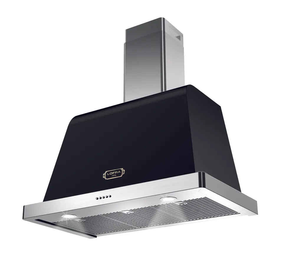 lofra-dolcevita-90-hotte-90-cm-noir-mat-bronze-800-m3-h image 1