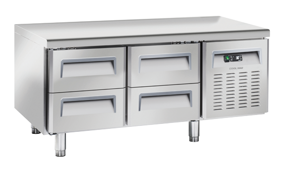 cool-head-inox-u-gn-2140-table-r-frig-r-e-4-tiroirs image 1