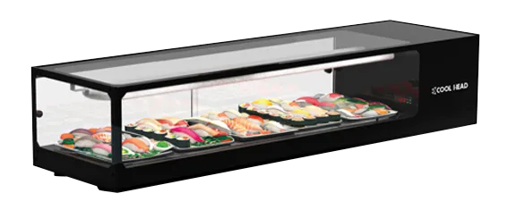 cool-head-display-rs-60sq-vitrine-sushi-comptoir-noire-led image 1