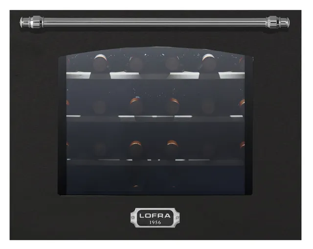 lofra-zbrnm24t-chrome-cave-vin-24-bouteilles-noir-mat image 1